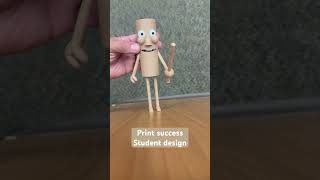 Student design #tutorial #3dprinting #tinkercad #tungtungtungsahur #italianbrainrot #memes