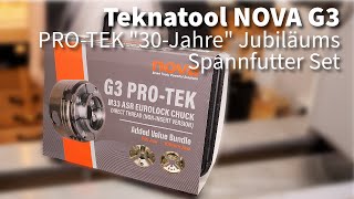 Teknatool NOVA G3 PRO-TEK "30-Jahre" Jubiläums Spannfutter Set