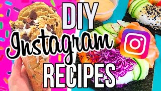Diy Instagram Food Sushi Donuts, Cookie Dough Ice Cream & More