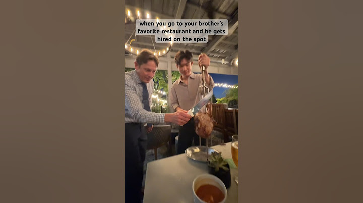 My Brother Gets Hired on the Spot at His Favorite Restaurant