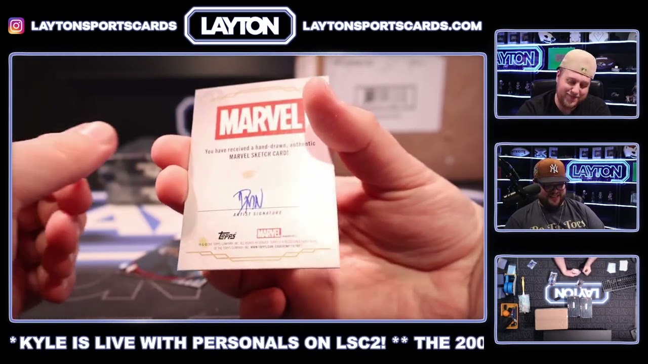 Двойной кейс, вскрытый, 2025 Topps Marvel The Collector & Studios Chrome Hobby #2