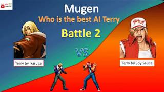 Mugen Challenge - Who is the best AI Terry - 2nd duel Terry by ikaruga VS Terry by Soy Sauce