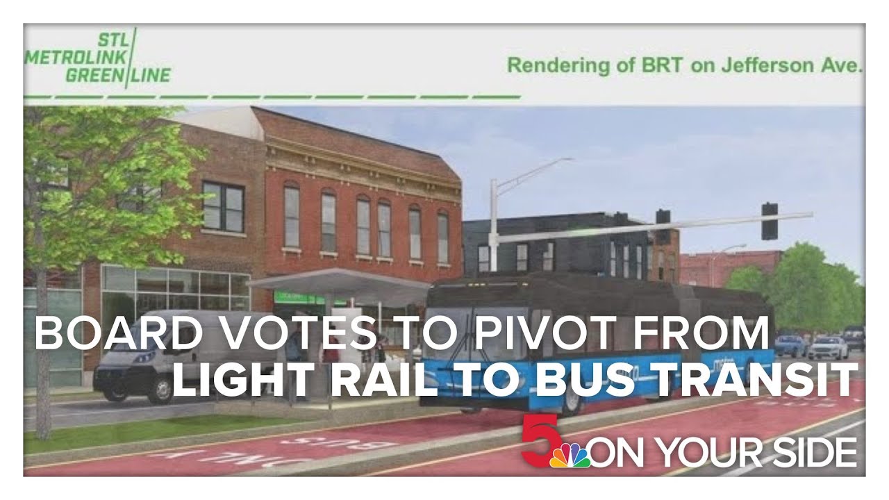 Bi-state development board votes to pivot from light rail to bus transit