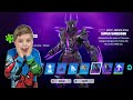 My 10 Year Old Kid Reaction To Me Giving Him NEW Fortnite Battle Pass Skin SUPER SHREDDER (TMNT)