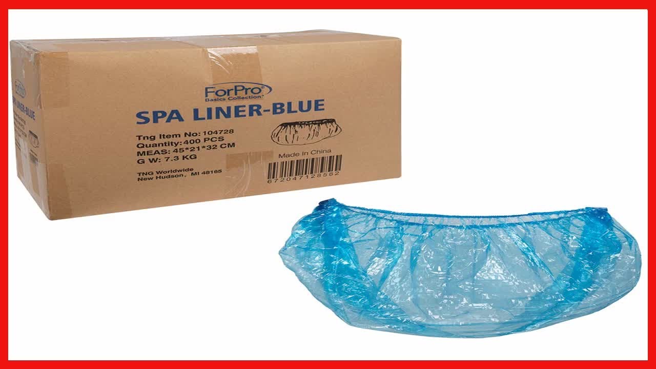 Great product -  ForPro Basics Spa Liners, Blue, Fit All Pedicure Spas, Disposable Pedicure Liners,