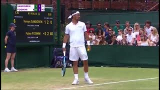 Wimbledon, Fognini perde il controllo: "Maledetti inglesi, deve scoppiare una bomba qua" screenshot 3