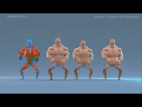Houdini20 筋肉ワークフロー