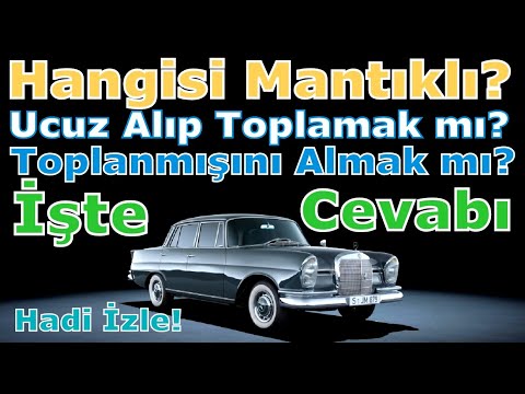 KLASİK OTOMOBİL ALIRKEN HANGİSİ MANTIKLI? UCUZ ALIP TOPLAMAK MI? TOPLANMIŞ ARAÇ ALMAK MI?