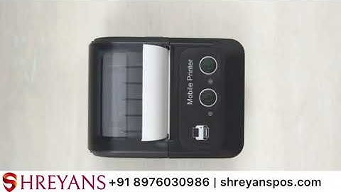 2inch Mobile Bluetooth Printer unboxing (SRS58B / SRS583)