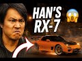 Insane Rush Hour Drift in Hans RX 7 Full Motion Sim Racing Cockpit GTA V