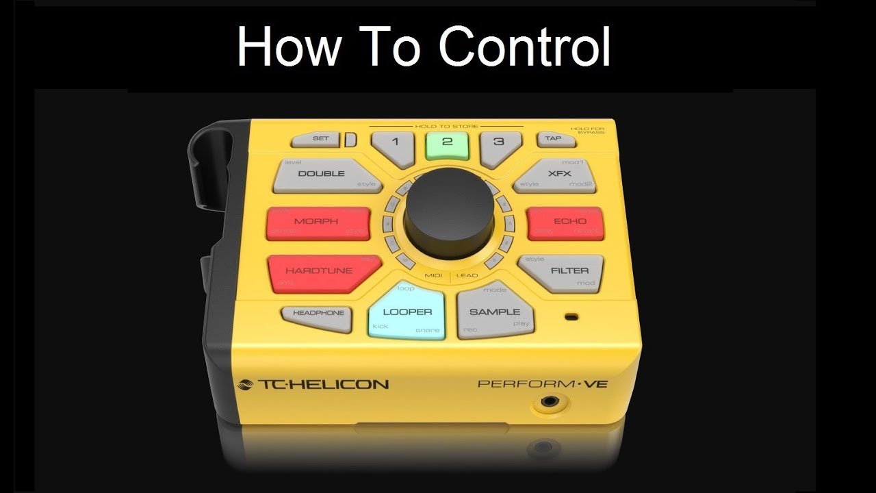 TC-Helicon Perform-VE: How to control - YouTube