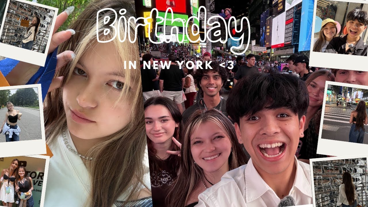 NiCO❤️ Nico Surprised Me In New York! (Birthday Vlog) - YouTube