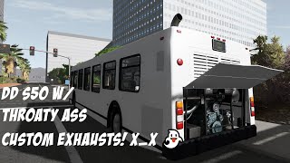 BeamNG Bus Mod (3) DETROIT DIESEL SERIES 50/ ALLISON B400R! Engine, Exhaust Sounds + More