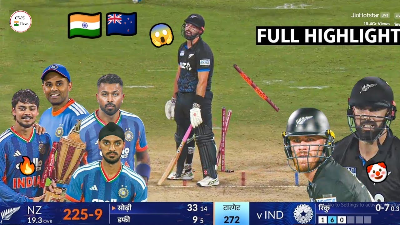 HIGHLIGHTS: India vs New Zealand 5th T20 Full Highlights 2026 | IND vs ...