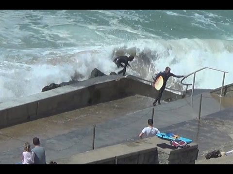Surf accident in Biarritz - short version