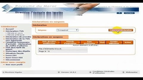 Formation sur déclaration de TVA en mode Edi Portail DGI