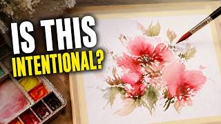 Very Loose Watercolor Flowers: My Favorite Technique!