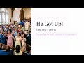 Sunday April 05, 2026  Message by Pastor Curtis A. Nunn Sr. " He Got Up".