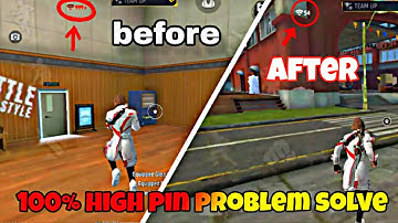 Free Fire high pin Problem Fix 2025 | Network Error Please Try Again Problem Fix|☑️
