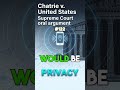 SCOTUS Oral Argument: Chatrie v. United States #122