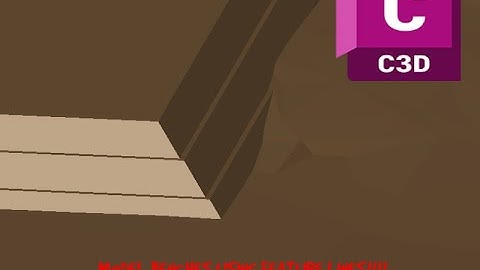 CREATE BENCHING USING FEATURE LINES - CIVIL 3D