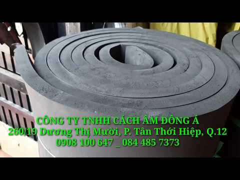 Video Cuộn Cao su xốp độ dày từ 2mm tới 40mm cách âm | chống... - youtube