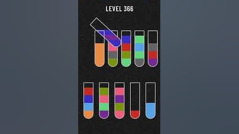 Water Sort Puzzle Level 366 Walkthrough Solution Android/iOS 💦