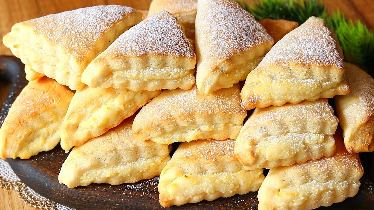 НОВИНКА❗️ПЕЧЕНЬЕ "КАРМАНЧИКИ" с ТВОРОГОМ! Просто и БЫСТРО! Простой РЕЦЕПТ Печенья!