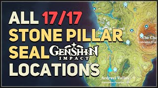 All Stone Pillar Seal Locations Genshin Impact Sumeru screenshot 5