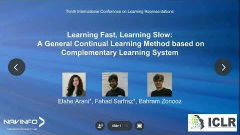 [ICLR 2022] Learning Fast, Learning Slow: A General Continual Learning Method