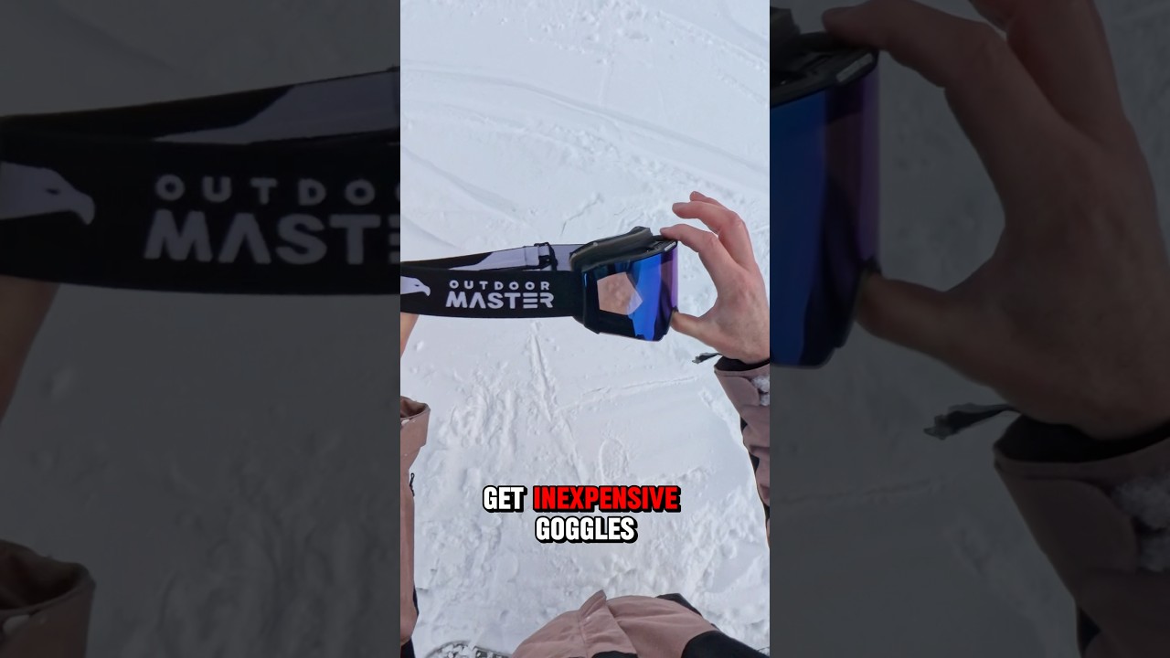 The best thing to look for in goggles @o@outdoormasterUSsnowboarding #goggles
