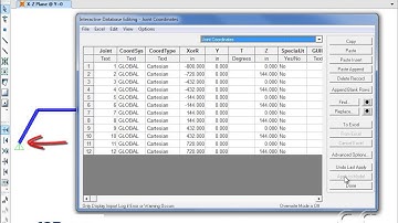 SAP2000 - 07 Interactive Database Editing: Watch & Learn