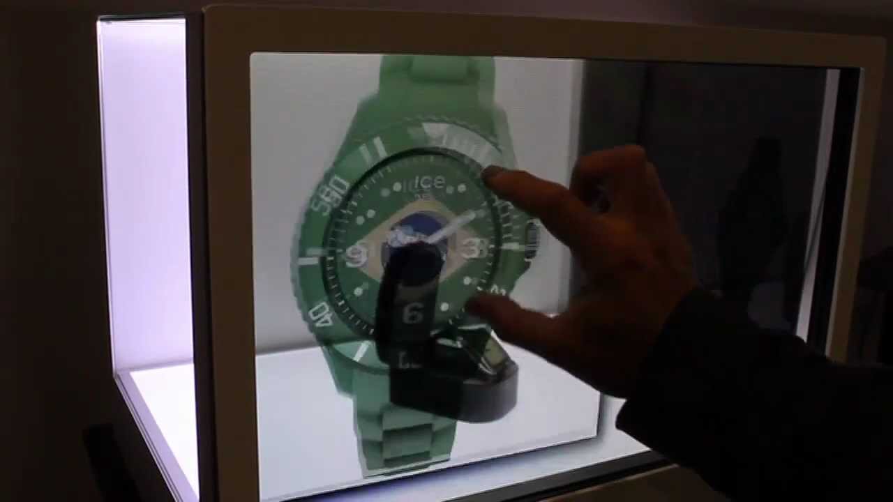 Vitrine interactive tactile multitouch ClearMTOUCH (V2)