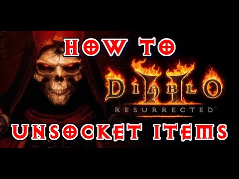 Diablo 2 Resurrected How to Unsocket Items - Erase Gems, Jewels, and Runes