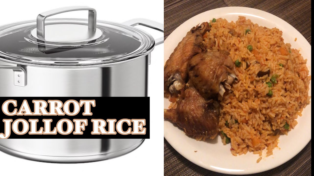How to cook carrot jollof rice YouTube