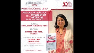 Presentación del libro: Aplicación práctica de la inteligencia artificial para abogados.