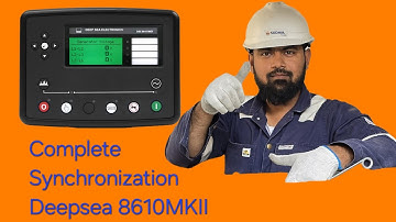 How to synchronize diesel generator with DSE8610 controler | Synchronize kaise kare DSE 8610 MkII 