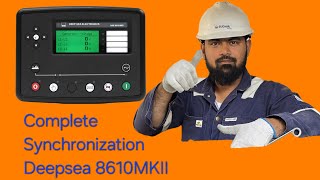 How to synchronize diesel generator with DSE8610 controler | Synchronize kaise kare DSE 8610 MkII 