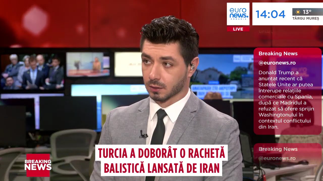 Ministerul Apărării din Turcia susține că a doborât o rachetă lansată din Iran