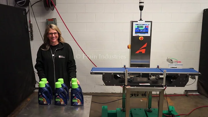 All Fill Checkweigher Belt ALPHA PW12 Demonstration