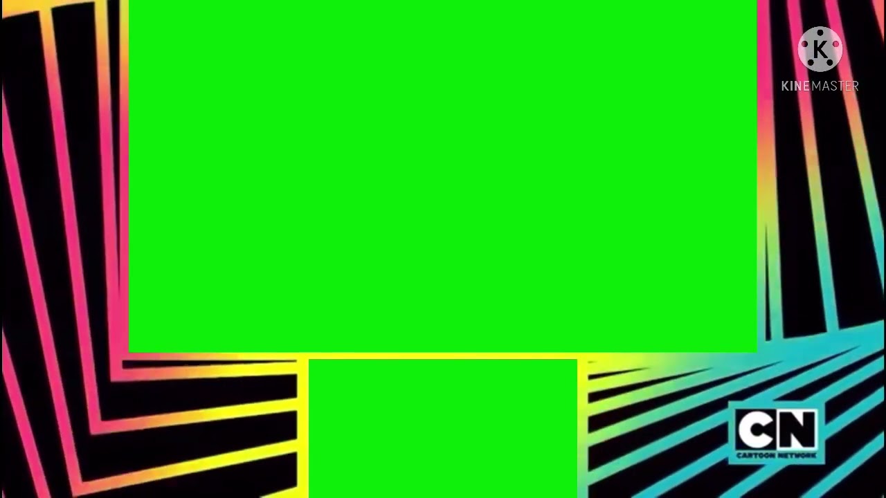 Cartoon Network split screen Green screen credits template (June 20 22