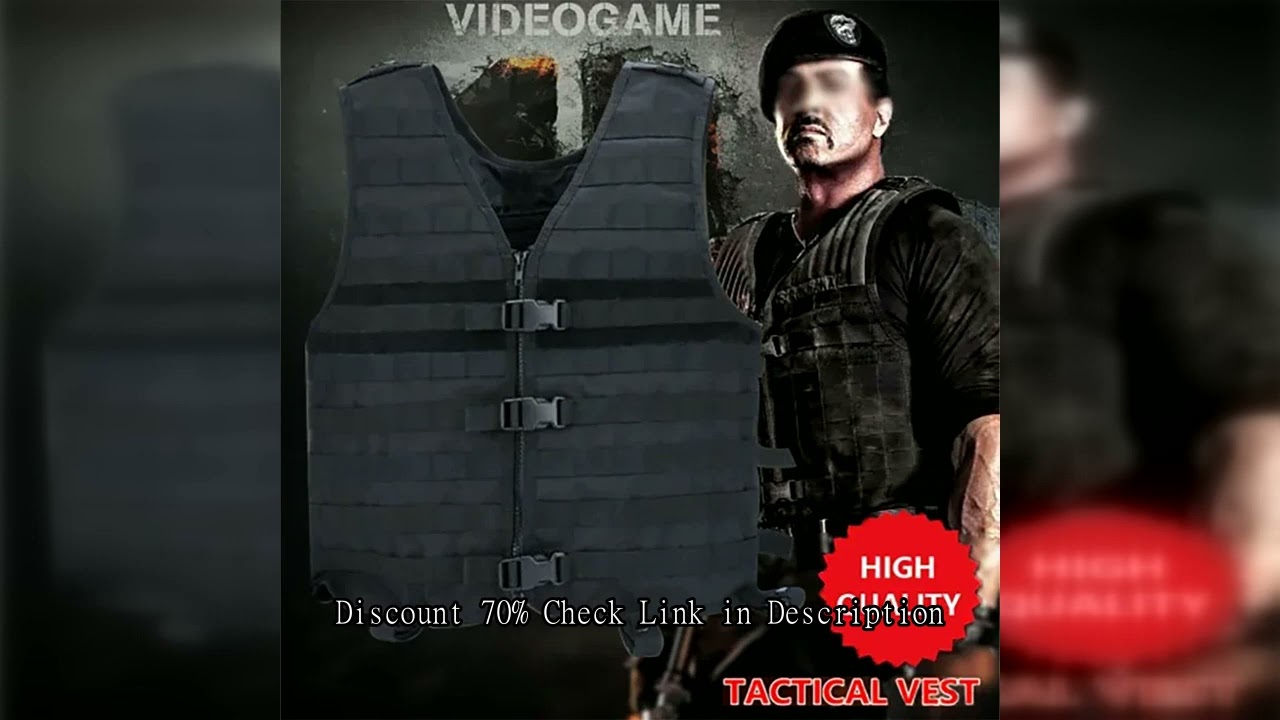 Tactical Molle Vest Army Swat Utility Airsoft Vests Outdoor Sports Waistcoat CS Fishing Hunting Secu