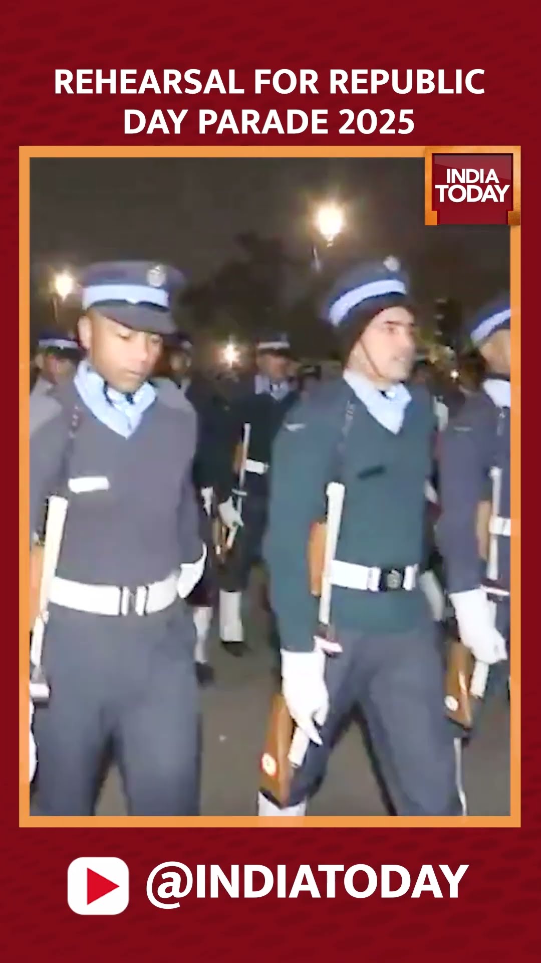 Defence Personnel Take Part In Full Dress Rehearsal Ahead Of Republic Day 2025