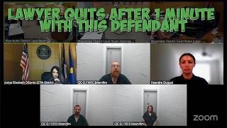 Lawyer Quits After 1 Minute With This Defendant