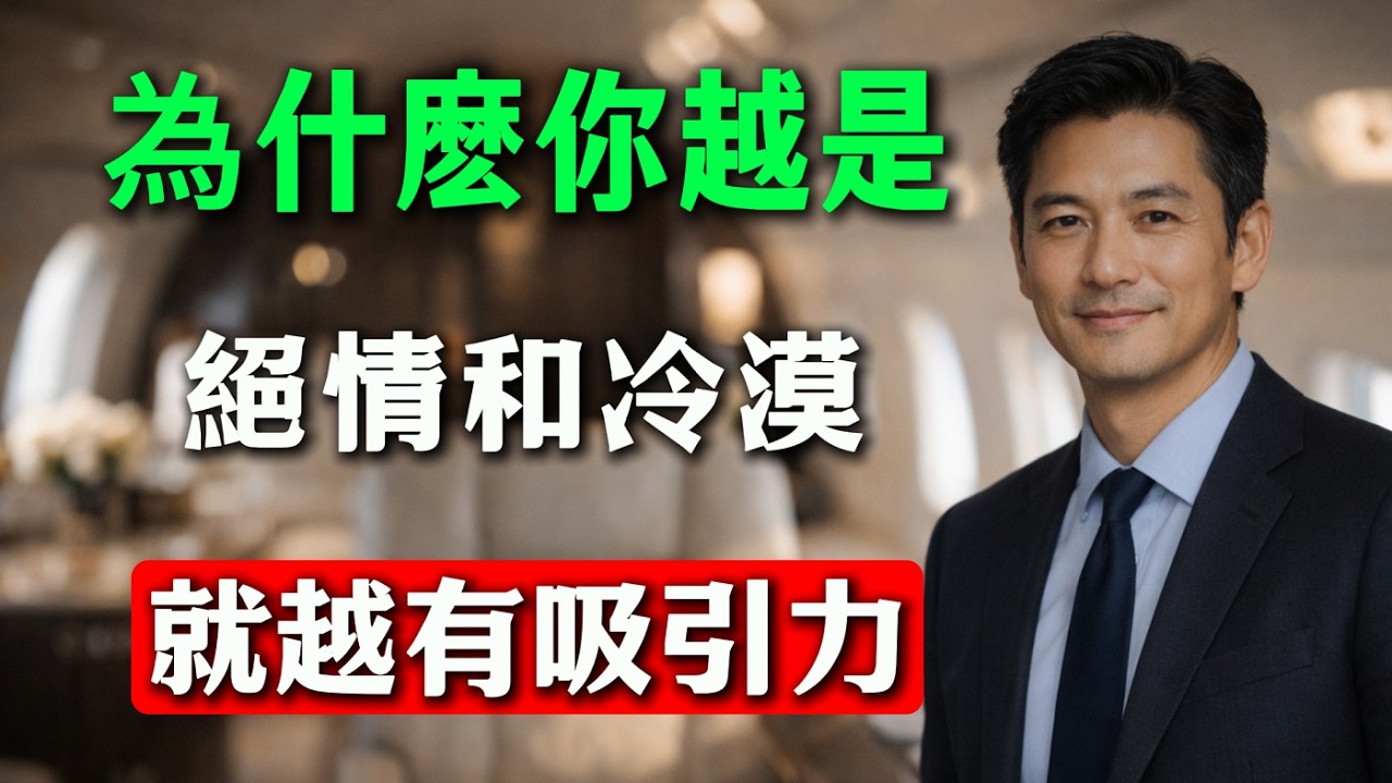 女人必看！為什麽你越是絕情和冷漠，就越有吸引力？