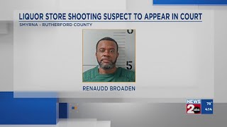 Liquor store shooting suspect to appear in court