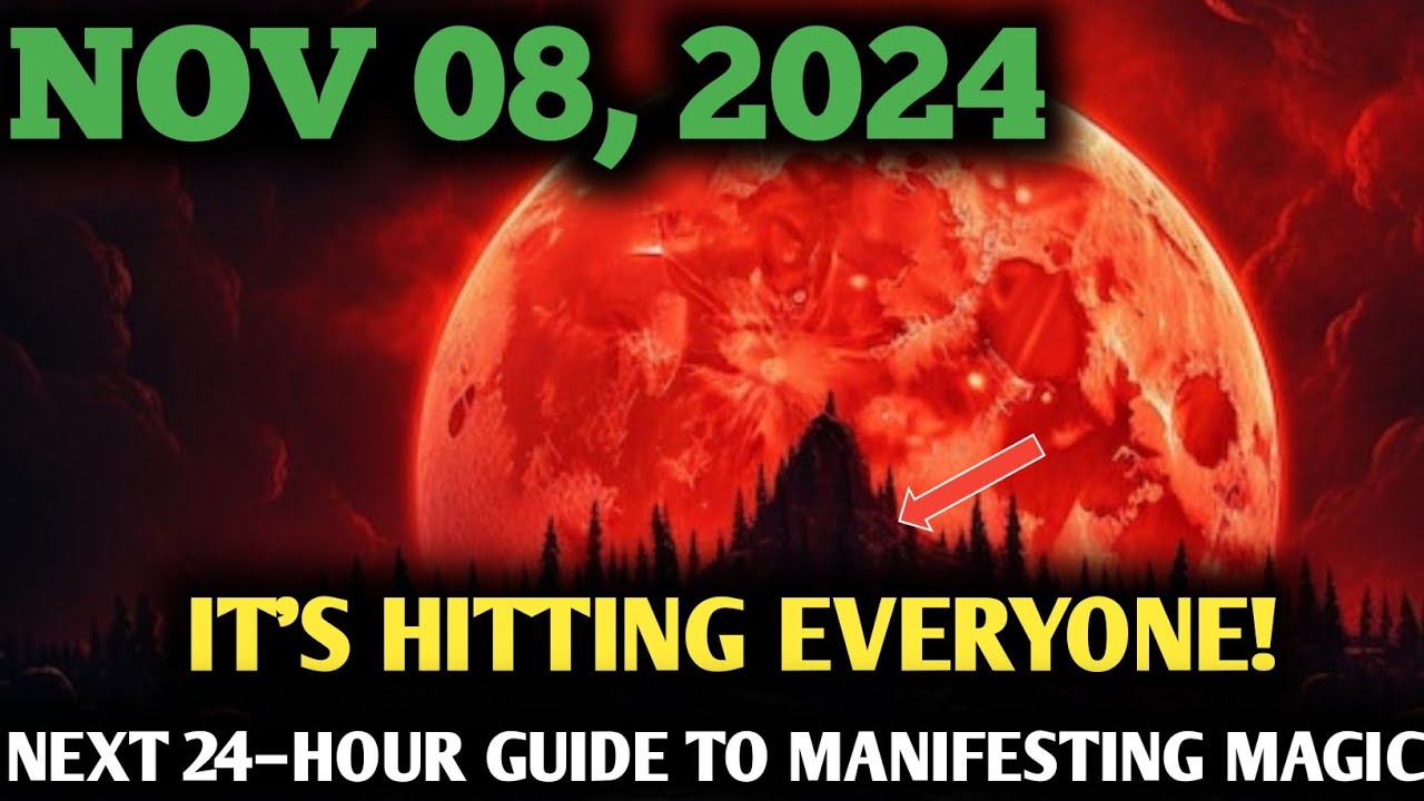 It's coming! 08 November 2024 | New Moon Portal Open | Next 24 hours ...