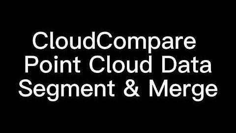 Point Cloud Segmentation demo video in Cloud Compare.