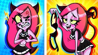 Annoying Problems Every Girl Can Relate To || Good Girl vs Bad Girl by Teen-Z House
