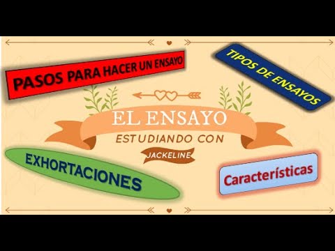 Video: ¿Cuáles son los dos tipos principales de ensayo?